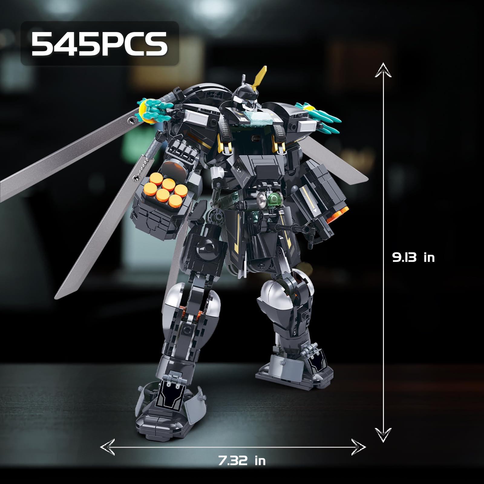 Amazon.com: BDXEJV Mech Robot Transforming Building Blocks Set for